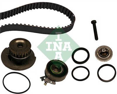 INA 530 0004 30 Set pompa apa + curea dintata foto