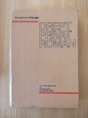 DREPT PRIVAT ROMAN- HANGA foto