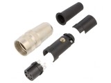 Mufă Mamă M16 5 PIN pentru Lipire pe Cablu