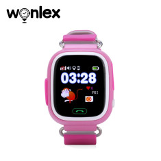 Ceas Smartwatch Pentru Copii Wonlex GW100 cu Functie Telefon, Localizare GPS, Pedometru, SOS - Roz, Cartela SIM Cadou foto
