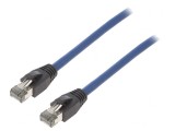 Patch Cord Cat 8.1 S/FTP 3m Albastru LSZH, Logilink