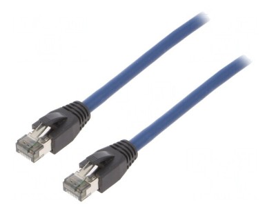 Patch Cord Cat 8.1 S/FTP 3m Albastru LSZH foto