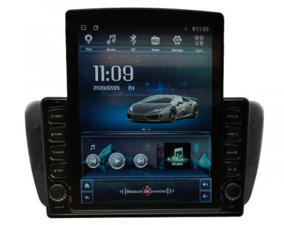 Navigatie Seat Ibiza 2008-2015 AUTONAV PLUS Android GPS Dedicata, Model XPERT Memorie 16GB Stocare, 1GB DDR3 RAM, Display Vertical Stil Tesla 10&amp;quot; Full foto