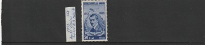 ROMANIA1953 LP 358-40 DE ANI DE LA MOARTEA LUI AUREL VLAICU MNH NESTAMPILAT foto
