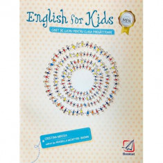 English for kids. Caiet pentru clasa pregatitoare. Editie alb-negru - Cristina Mircea