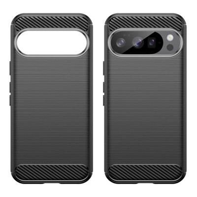 Husa silicon Techsuit - Carbon Silicone - Google Pixel 10 10 Pro - Black foto