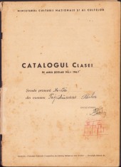 HST 574SP Catalog ?colar de clasa 1944/45 Bihor foto