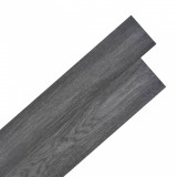 Plăci de pardoseală autoadezive, negru și alb 5,02 m&sup2;, 2 mm PVC