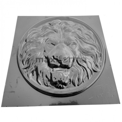 Matrite Panouri Decorative 3D, Model Leu Mare, 50 cm Diametru, 3 cm grosime foto