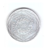 Moneda Franta 5 euro 2008 La Semeuse, stare foarte buna, curata