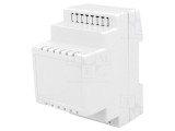 Carcasă ABS gri pentru şină DIN, dimensiuni 90mm x 53mm x 71mm