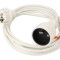 Prelungitor alb 3m 10A 1 priză 3x1mm2