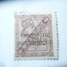 Timbru Comp. de Mozambic colonie portugheza 1894 ,val 2 1/2r ,stampilat