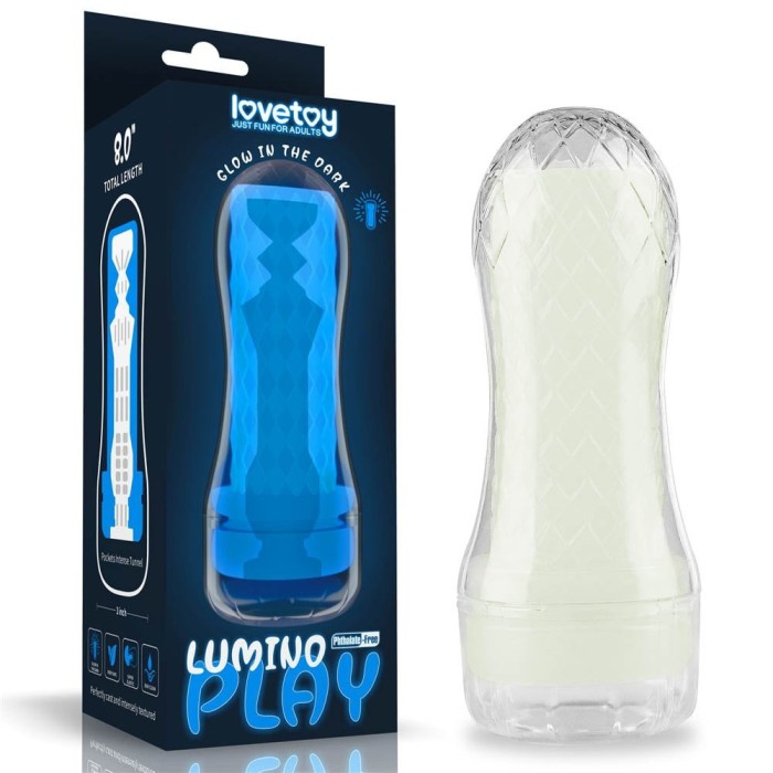 Masturbator Fosforescent Lumino Play Pocketed