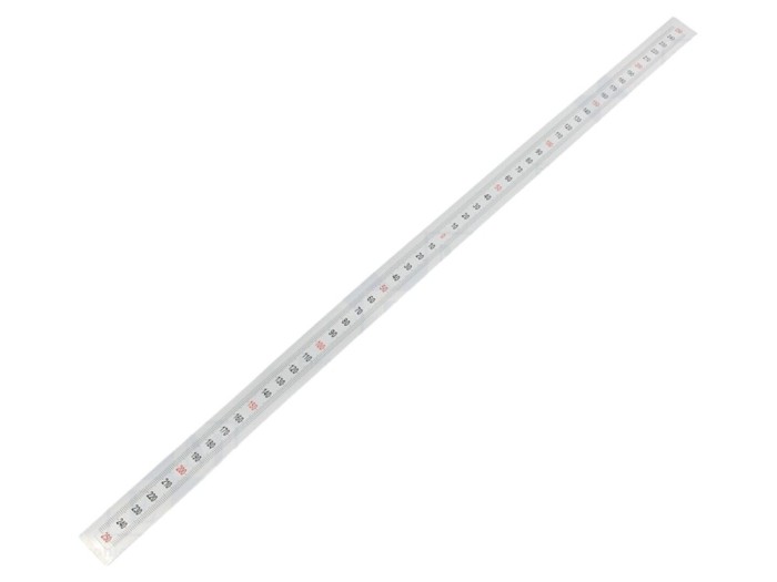 Mini-riglă autoadezivă plastic 11mm cifre verticale