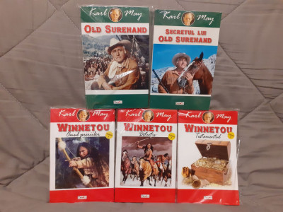 WINNETOU/OLD SUREHAND-KARL MAY (5 VOL) foto