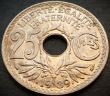 Cumpara ieftin Moneda istorica 25 CENTIMES - FRANTA, anul 1939 *cod 4913 = UNC luciu de batere, Europa