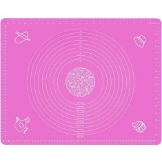 Covoras pentru aluat din silicon, foaie antiaderenta, 60x80 cm, Mov, 558COF