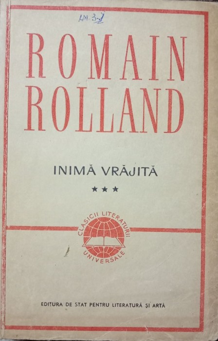 ROMAIN ROLLAND- INIMA VRAJITA VOL 3