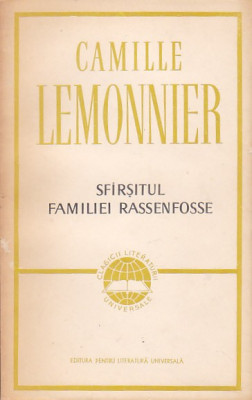 CAMILLE LEMONNIER - SFARSITUL FAMILIEI RASSENFOSSE ( CLUV ) foto