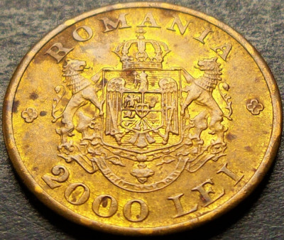 Moneda istorica 2000 LEI - ROMANIA, anul 1946 * cod 112 foto