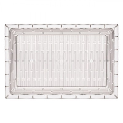 Platou Bucătărie Transparent, Plastic, 42x28x3cm foto