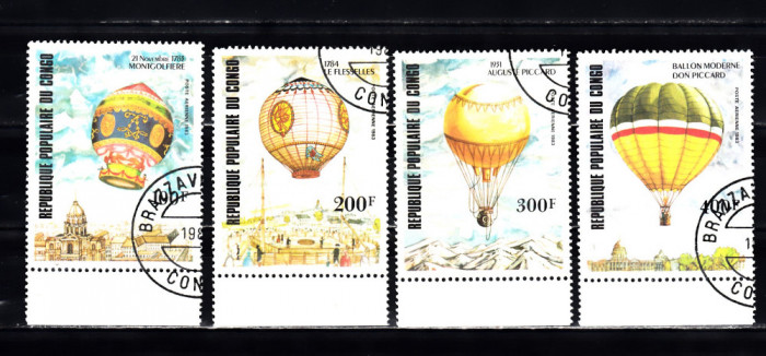 A12 S2 7 - Timbre foarte vechi - Congo - baloane