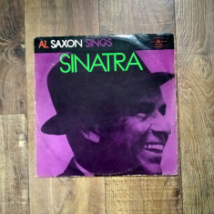 DD- Al Saxon – Al Saxon Sings Sinatra, Poland 1974, disc vinil, LP. Album (VG)