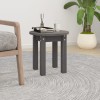 VidaXL Măsuță de cafea, gri, &Oslash; 35x35 cm, lemn masiv de pin 822339