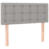 Cumpara ieftin Tablie de pat, gri deschis, 100x5x78/88 cm, textil