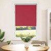 VidaXL Jaluzea cu role opace Roșu 75x130 cm lățime material 70,7 cm