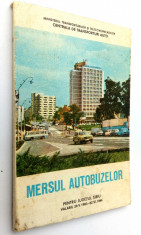 Mersul autobuzelor pentru judetul Sibiu 1983 - 1984 foto