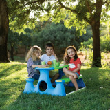 VidaXL Bancă de picnic pentru copii 89,5x84,5x48 cm polipropilenă