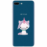 Husa silicon pentru Apple Iphone 7 Plus, Horn To Be Wild Cute Unicorn