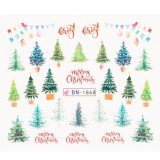 Cumpara ieftin Tatuaj Unghii LUXORISE Christmas Tree, BN-1868