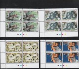 Samoa 2015-Fauna,WWF,Reptile,Serpi,serie 4 val.bloc 4,Partea I,MNH,Mi.1218-1221