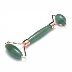 Green Aventurine roller by Erfello, pentru masaj facial ?i corporal &amp;amp;#8211; Green Aventurine foto