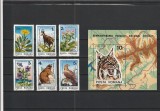 ROMANIA 1985 LP 1135 LP 1136 SEMICENTENARUL PARCULUI RETEZAT SERIE SI COLITA MNH, Nestampilat