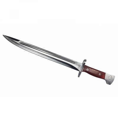 Cutit pentru camping si vanatoare, model AK, 39 cm, argintiu foto