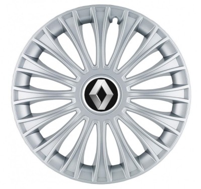 Set 4 Capace Roti, potrivite jantelor de R14, pentru Renault, model dino cromat foto