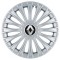 Set 4 Capace Roti, potrivite jantelor de R14, pentru Renault, model dino cromat