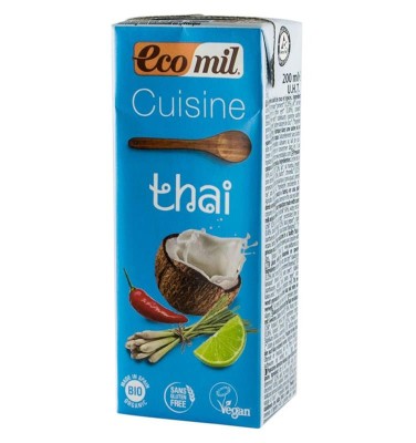 Crema Vegetala pentru Gatit Thai Bio Ecomil 200ml foto