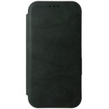 Husa tip carte cu stand Techsuit verde inchis pentru Apple iPhone 16e (SE 4 2025)
