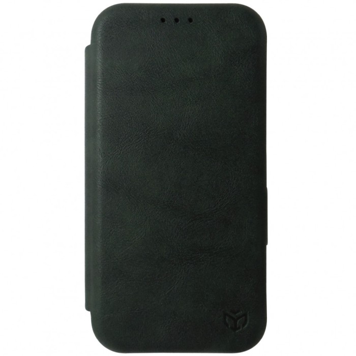 Husa tip carte cu stand Techsuit verde inchis pentru Apple iPhone 16e (SE 4 2025)