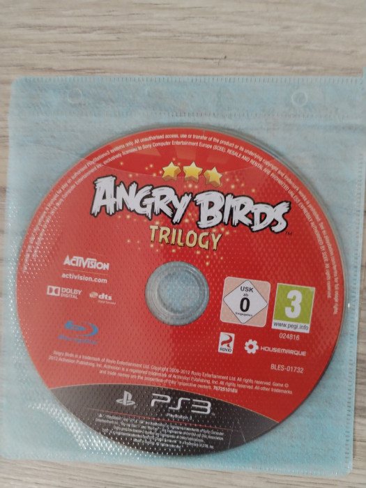 Angry Birds Trilogy Joc Playstation 3 PS3