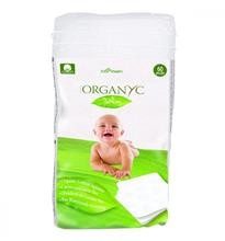 Dischete Patrate Organyc Baby din Bumbac Organic Pronat 60buc Cod: ORGBA03 foto