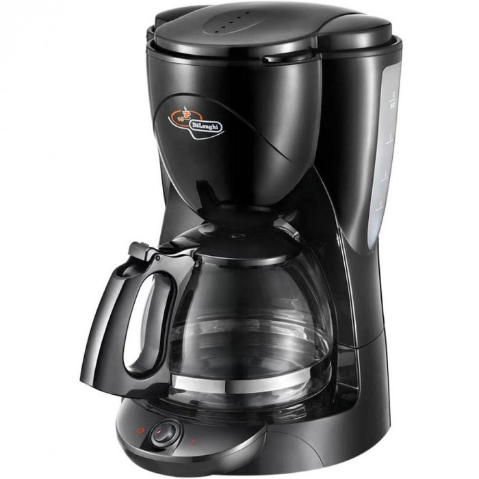 Cafetiera Delonghi ICM2.1B, 1000 W, 1.5 l, 10 cesti, oprire automata, negru