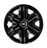 Set 4 capace roti Hubcaps fast black R15 pentru gama auto Chevrolet, Autohelix MSA