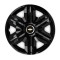Set 4 capace roti Hubcaps fast black R14 pentru gama auto Chevrolet