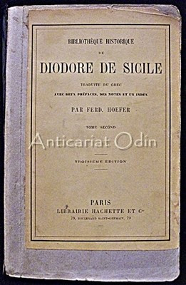 Bibliotheque Historique De Diodore De Sicile II - Siculus Diodorus - 1912 foto